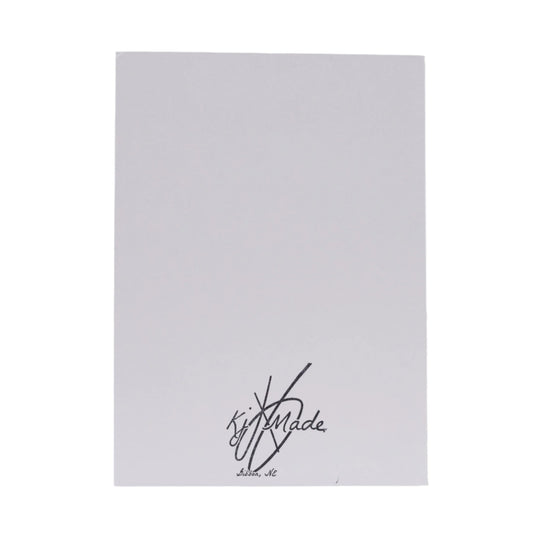 White Greeting Card | Blank | Remarkable Photograph Cover | KJ Made | Made in Gibbon, NE