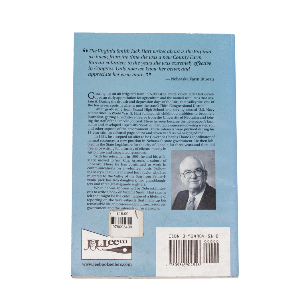 Virginia Smith: A Nebraska Treasure by Jack Hart | A Republican Congresswoman's Story | Lee Booksellers
