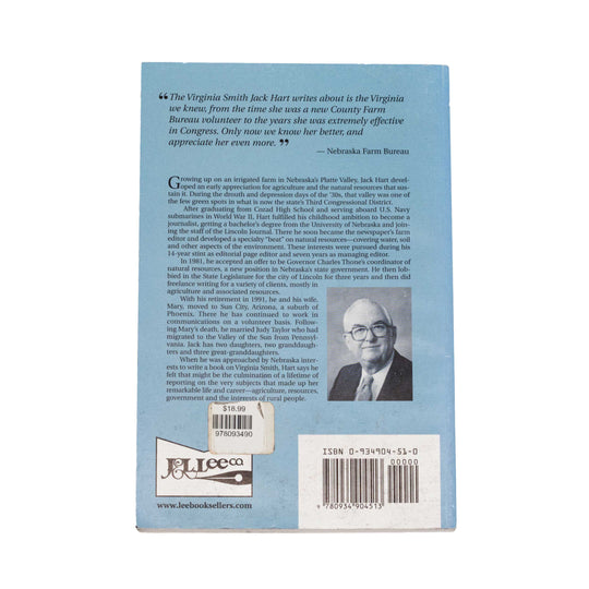 Virginia Smith: A Nebraska Treasure by Jack Hart | A Republican Congresswoman's Story | Lee Booksellers