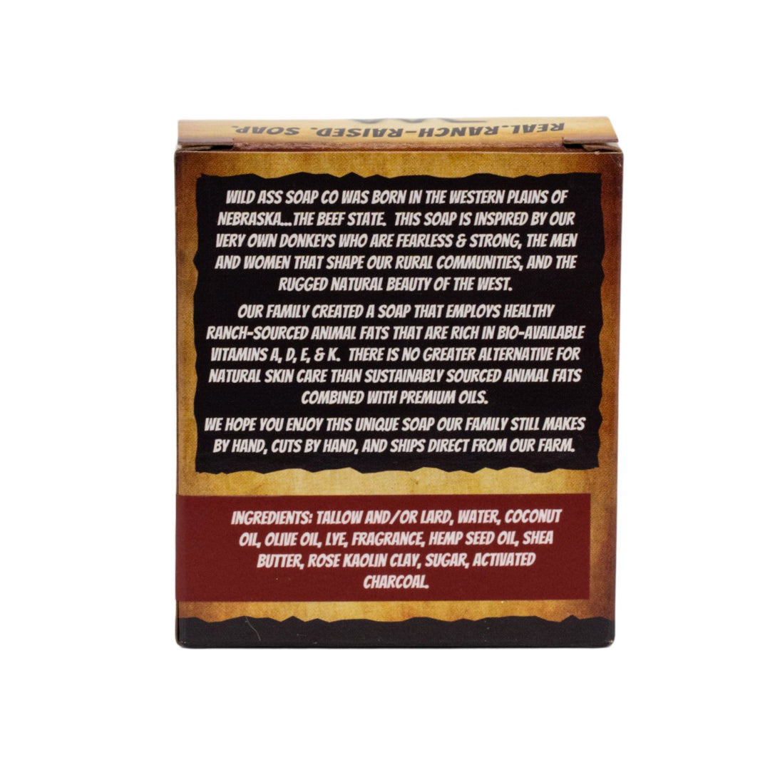 Tallow Bar Soap | 4.5 oz | Wild West Saloon | Sandalwood & Vanilla | Palm Oil Free | Wild Ass Soap | Made in McCook, NE