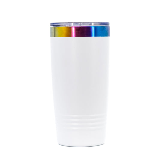 Chrome Volleyball tumbler