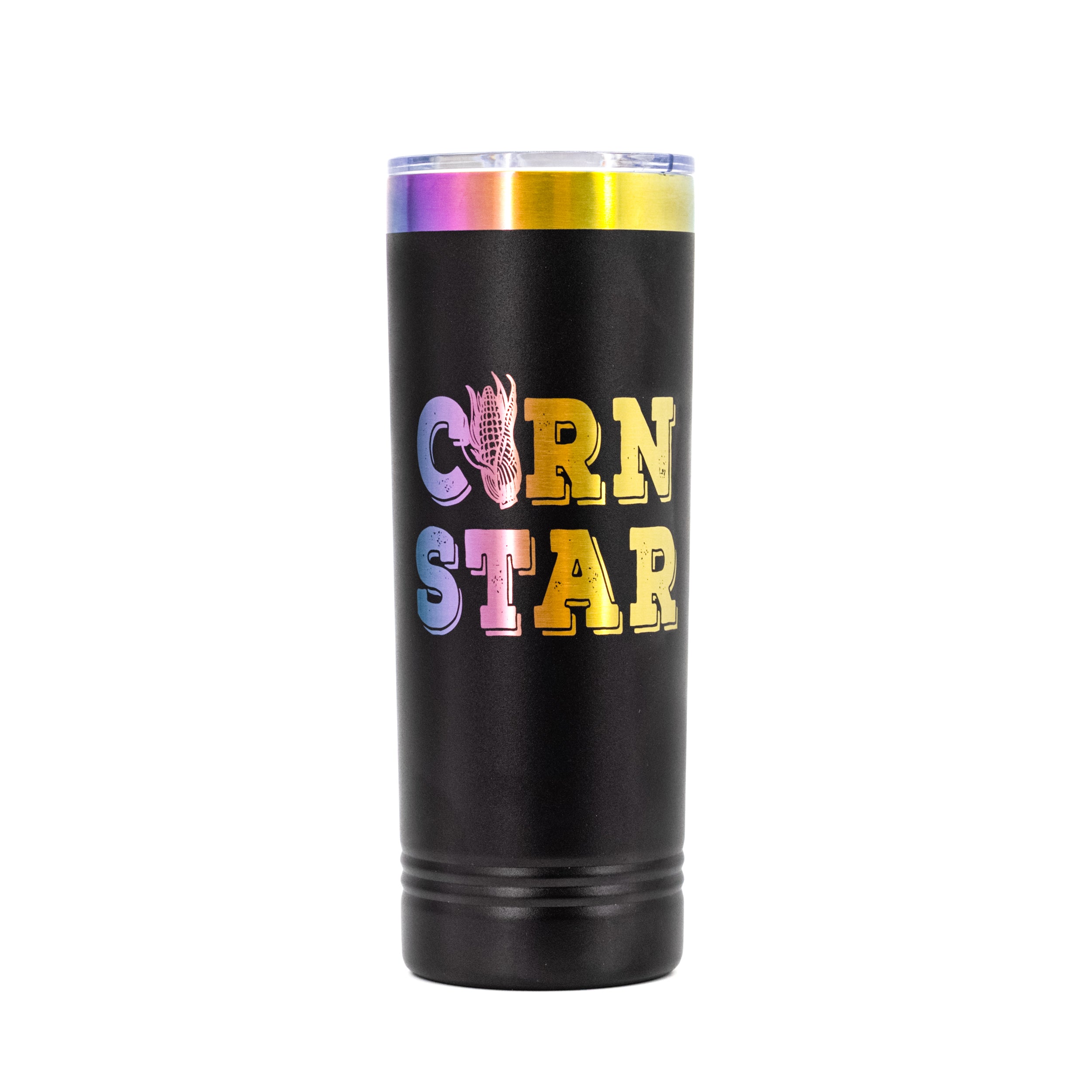 Chrome Corn Star Skinny Tumbler