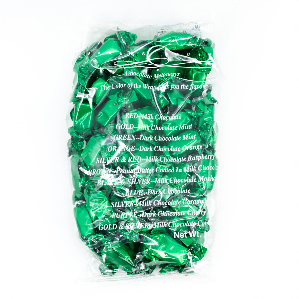 Meltaway Dark Chocolate Mint Chocolates | 1 lb | Baker's Candies