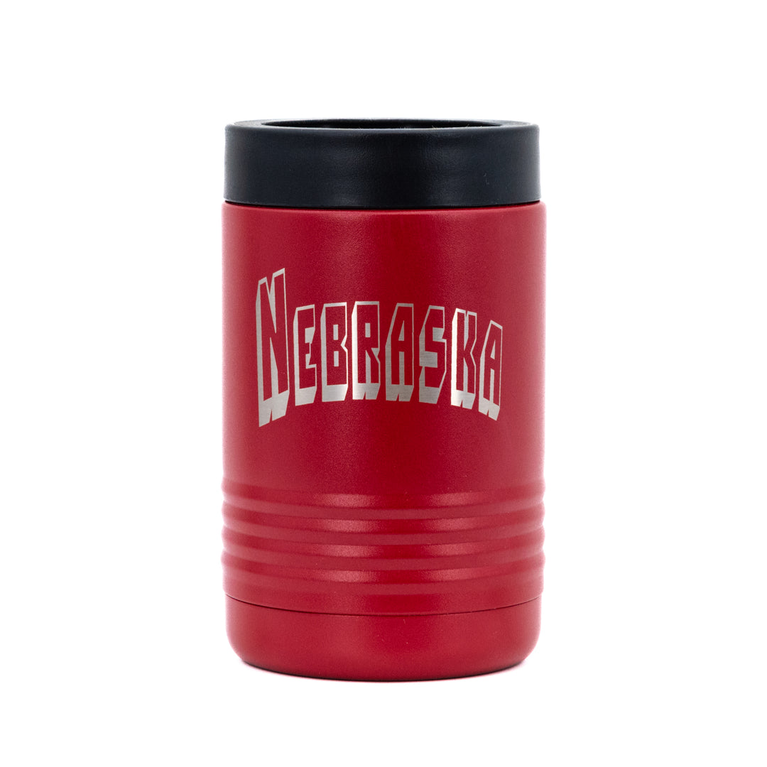 Red Nebraska Koozie