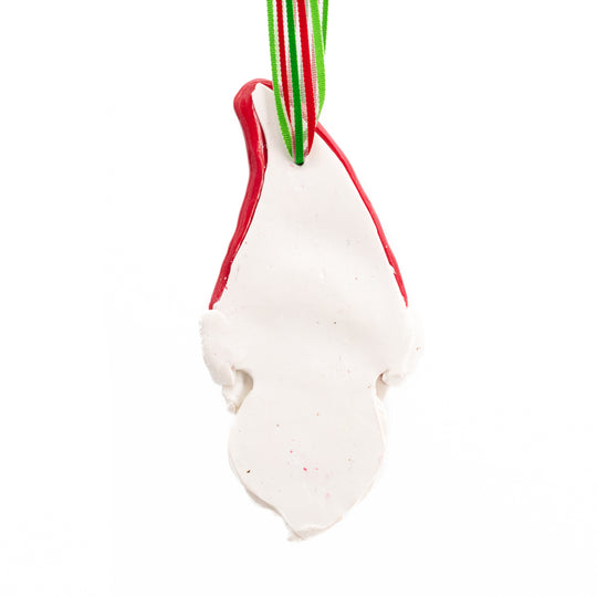 Santa Gnome Ornament | Add Holiday Cheer To Your Tree | Polymer Clay | Handmade in Scottsbluff, NE | Clay Art Originals