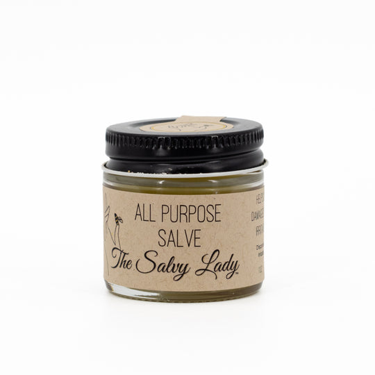 All Purpose Salve | 1 oz. | Soothes Dry & Irritated Skin | Infused with Lavender and Vitamins | Made in Omaha, NE | The Salvy Lady