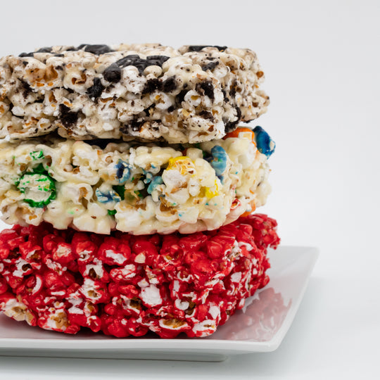 Popcorn Cake Trio | Cookies & Cream, Cinnamon, & Confetti Cakes Included | Nebraska Popcorn