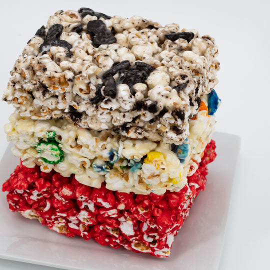 Popcorn Cake Trio | Cookies & Cream, Cinnamon, & Confetti Cakes Included | Nebraska Popcorn