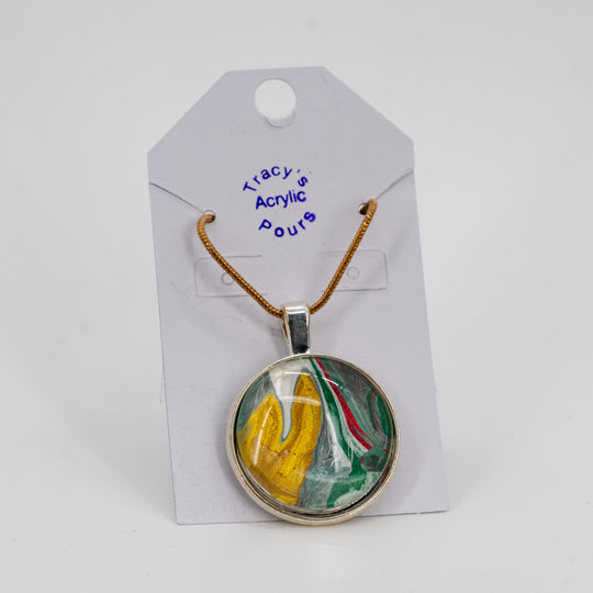 Woman's Necklace | Multiple Styles | Handmade in Kearney, NE | Simple + Stylish Jewlery | Tracy's Acrylic Pours