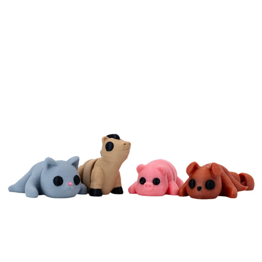 3D Printed Mini Figurines | Find Your Favorite Animal | Durable | Made in Holdrege, NE | Black Sheep Productions