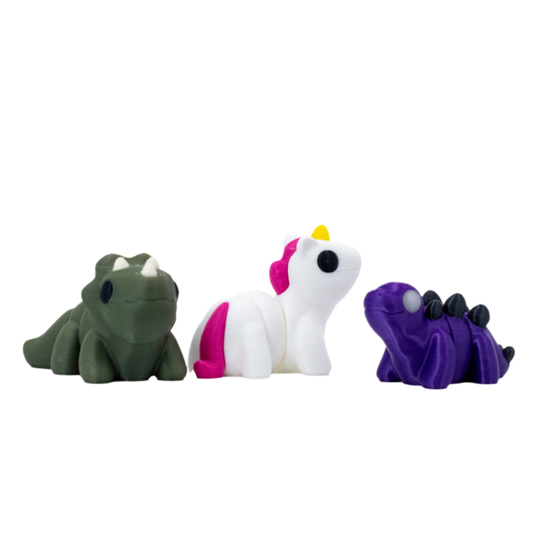 3D Printed Mini Figurines | Find Your Favorite Animal | Durable | Made in Holdrege, NE | Black Sheep Productions