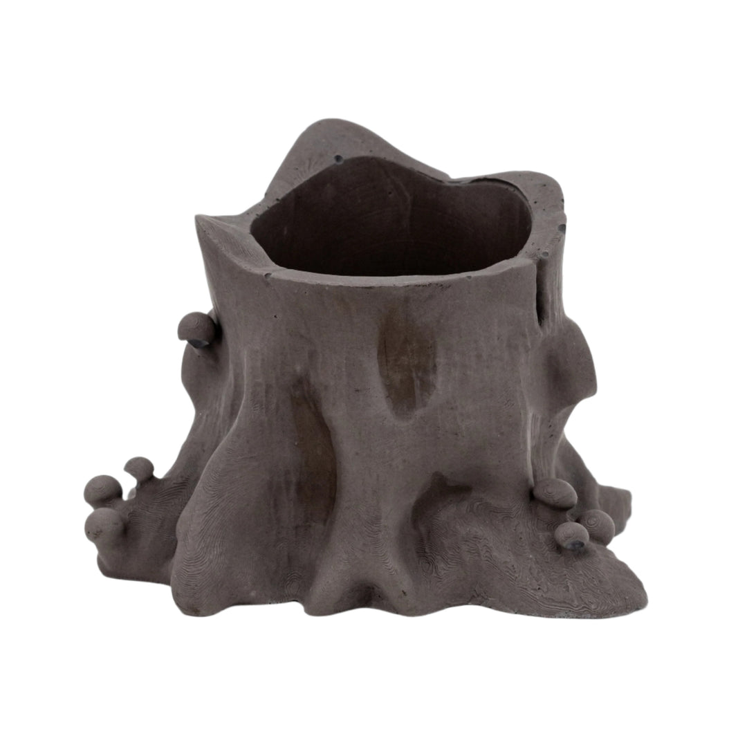 Pottery Old Man Pot Plant Or Utensil Holder | 3.5" x 3.5" x 2.75" | Color Crete Creations