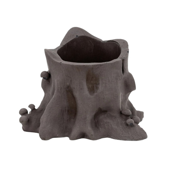Pottery Old Man Pot Plant Or Utensil Holder | 3.5" x 3.5" x 2.75" | Color Crete Creations