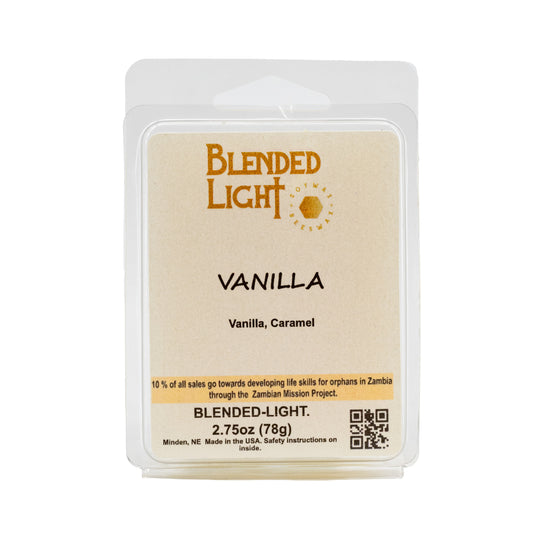 Vanilla Scented Wax Melts | 2.75 oz | Blended Light