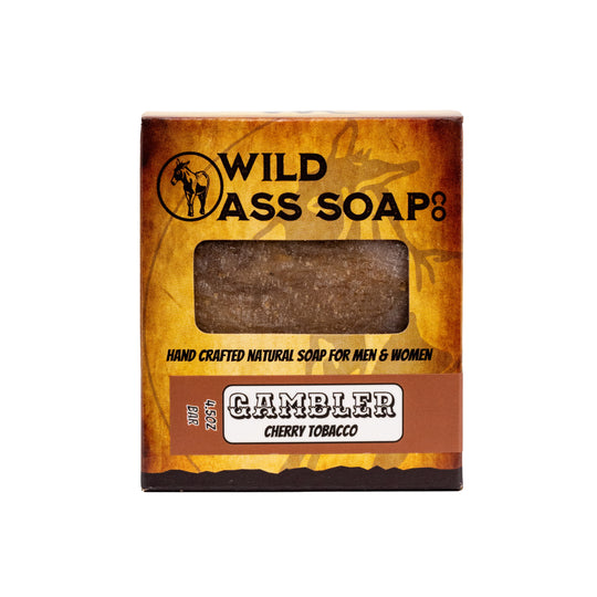 Tallow Bar Soap | 4.5 oz | Gambler Scent | Palm Oil Free | Made in McCook, NE | Wild Ass Soap