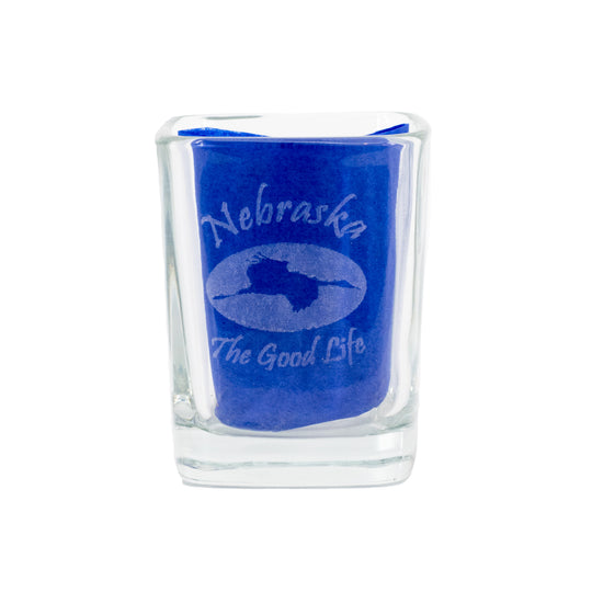 Nebraska Shot Glass | 2.5 oz. | Nebraska Souvenir or Gift | Made in Alda, Nebraska | RCK Creations & More