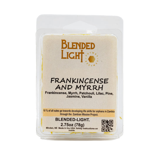 Frankincense & Myrrh Scented Wax Melts | 2.75 oz | Blended Light