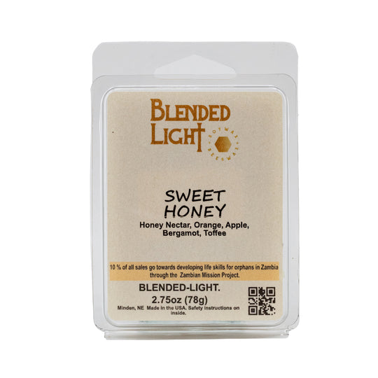 Sweet Honey Wax Melts | 2.75 oz. | Soy & Beeswax | Warm, Comforting Aroma | Made in Kearney, NE | Blended Light