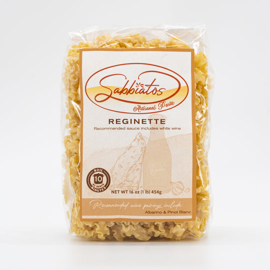 Reginette Pasta | Italian Based Artisan Pasta | Nebraska Pasta | Made in Small Batches | Sabbiatos