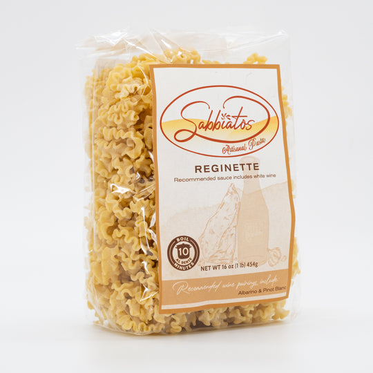 Reginette Pasta | Italian Based Artisan Pasta | Nebraska Pasta | Made in Small Batches | Sabbiatos