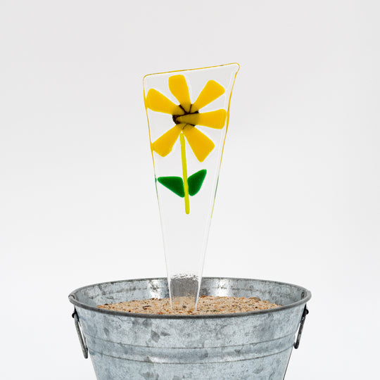 Glass Flower Splinter Art | Spring Home & Yard Decor | Handmade | Springfield Artworks