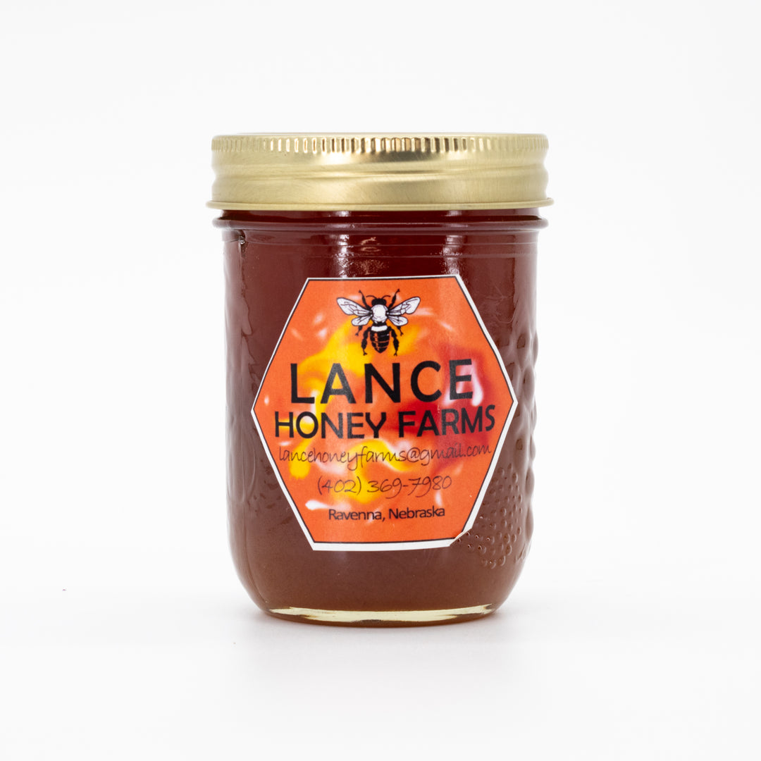 All Natural Raw Honey | Orange Blossom | Orange Taste With a Strong Hint of Floral | Excellent for Breakfast Pancakes | 12 oz Jar