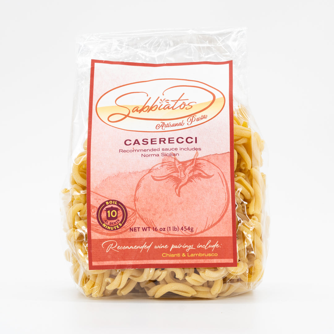 Caserecci Pasta | Italian Based Artisan Pasta | Made in Small Batches | Nebraska Pasta | Sabbiatos