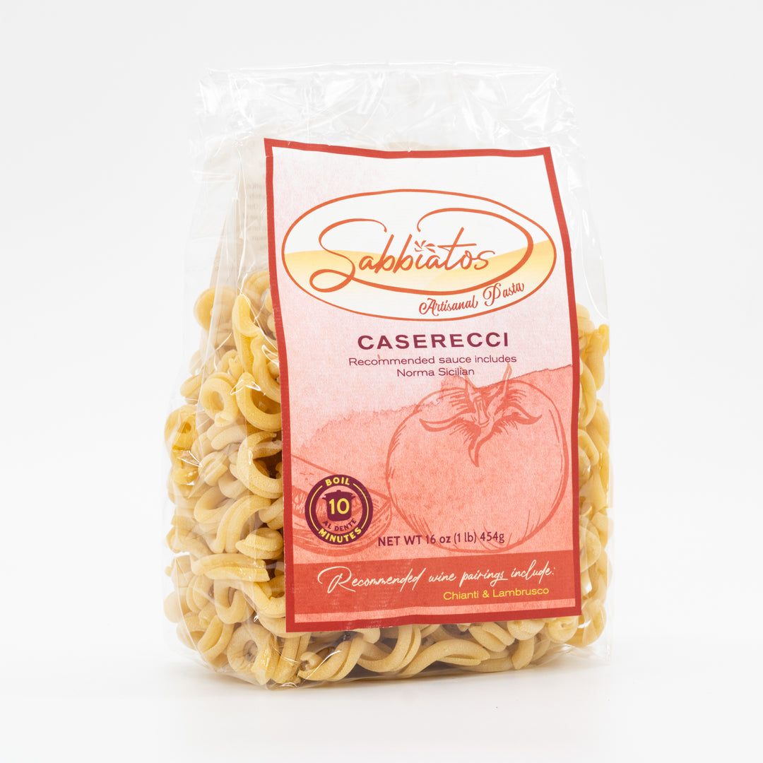 Caserecci Pasta | Italian Based Artisan Pasta | Made in Small Batches | Nebraska Pasta | Sabbiatos