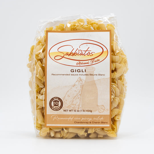 Gigli Pasta | Hand Made Italian Based Artisan Pasta | Made in Small Batches | Nebraska Pasta | Sabbiatos