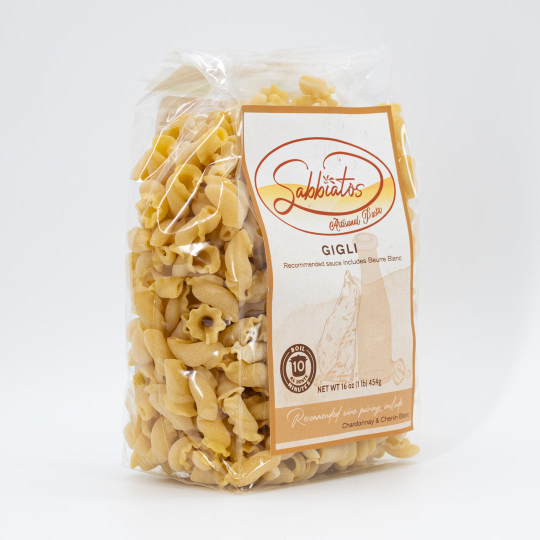 Gigli Pasta | Hand Made Italian Based Artisan Pasta | Made in Small Batches | Nebraska Pasta | Sabbiatos