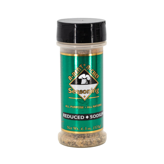 SALE CLOSE DATE | Reduced Sodium Seasoning | All Purpose | All Natural | No MSG | Gluten and Sugar Free | 4.3 oz. Bottle