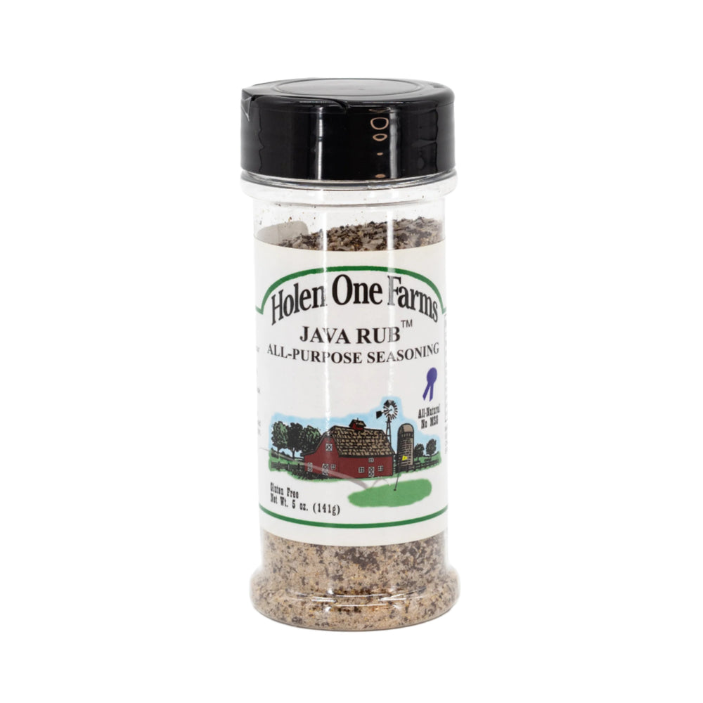 Java Rub and Seasoning | Pack of 3 | 5 oz. Bottle | Rib and Roast Rub | Bold Flavor | Nebraska Seasoning | No MSG | Sea Salt | Perfect for Grilling and Cooking