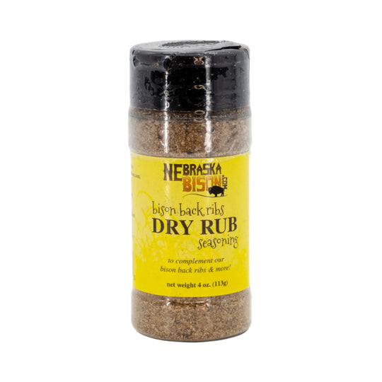 Bison Back Ribs Dry Rub Seasoning | Specially Formulated | 4 oz. | Nebraska Bison