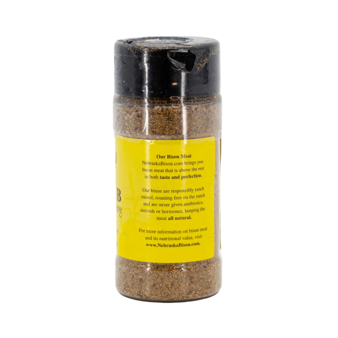 Bison Back Ribs Dry Rub Seasoning | Specially Formulated | 4 oz. | Nebraska Bison