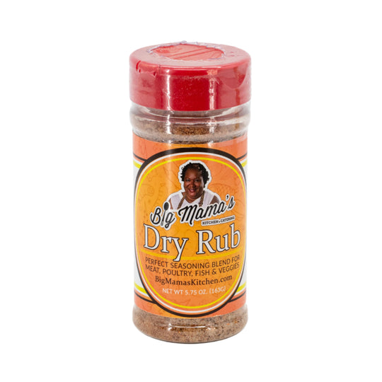 Big Mama's Dry Rub | 5.75 oz. Bottle | Smoke Pit Barbeque Flavor | As Seen On TV | Food Network's Diners, Drive In, and Dives