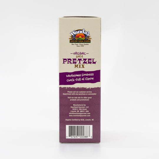 Organic Soft Pretzel Mix | 15 oz. | Soft, Warm Pretzel Kit | Wanda's