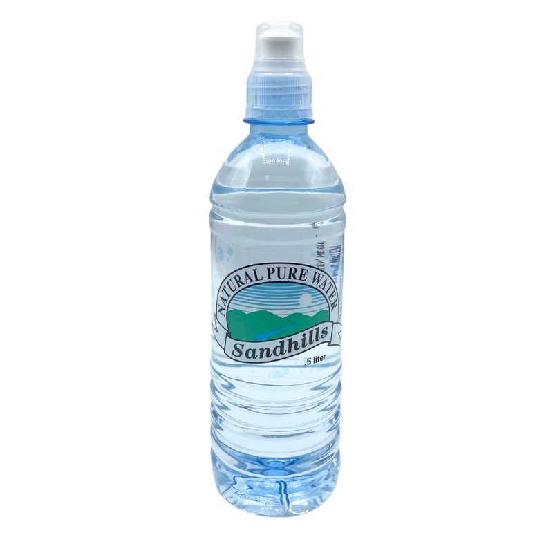 1/2 Liter Bottled Water | Natural Pure Water | Ogallala Aquifer Water | Customizable Label | PET Safe Bottle | 12 Pack | Shipping Included