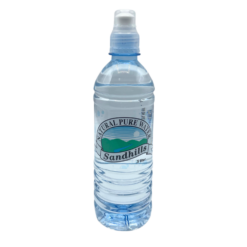 1/2 Liter Water Bottles | Drinking Water | Sandhills Natural Water | Straight from the Ogallala Aquifer | No Reverse Osmosis | 6 Pack on the Go