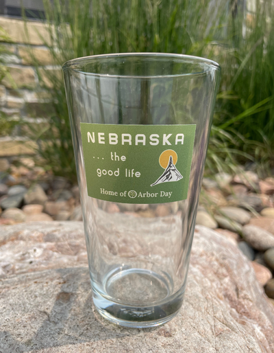 The Good Life Sign Pint Glass | Collector's Item | Nebraska History Enthusiast | Vibrant Colors | 16 oz.