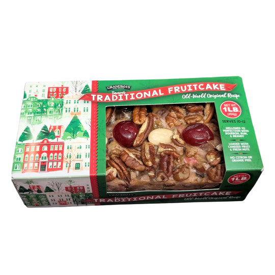 Grandma's Fruitcake in Holiday Box | 1 lb | Beatrice Bakery