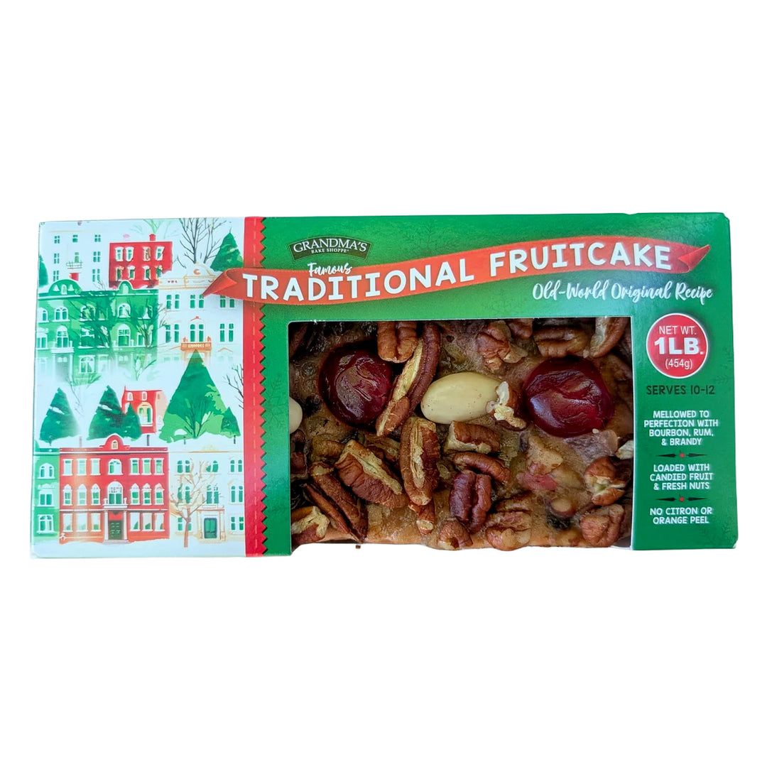 Grandma's Fruitcake in Holiday Box | 1 lb | Beatrice Bakery