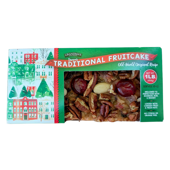 Grandma's Fruitcake in Holiday Box | 1 lb | Beatrice Bakery