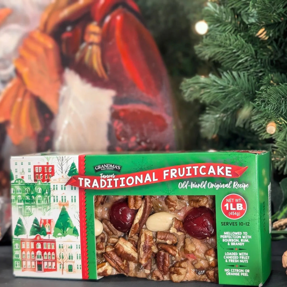 Grandma's Fruitcake in Holiday Box | 1 lb | Beatrice Bakery