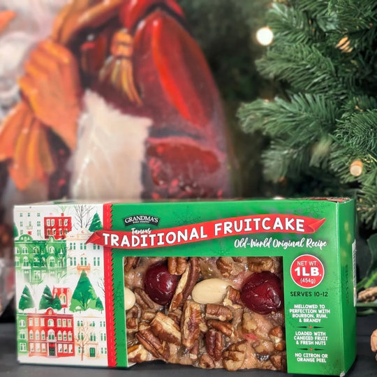Grandma's Fruitcake in Holiday Box | 1 lb | Beatrice Bakery