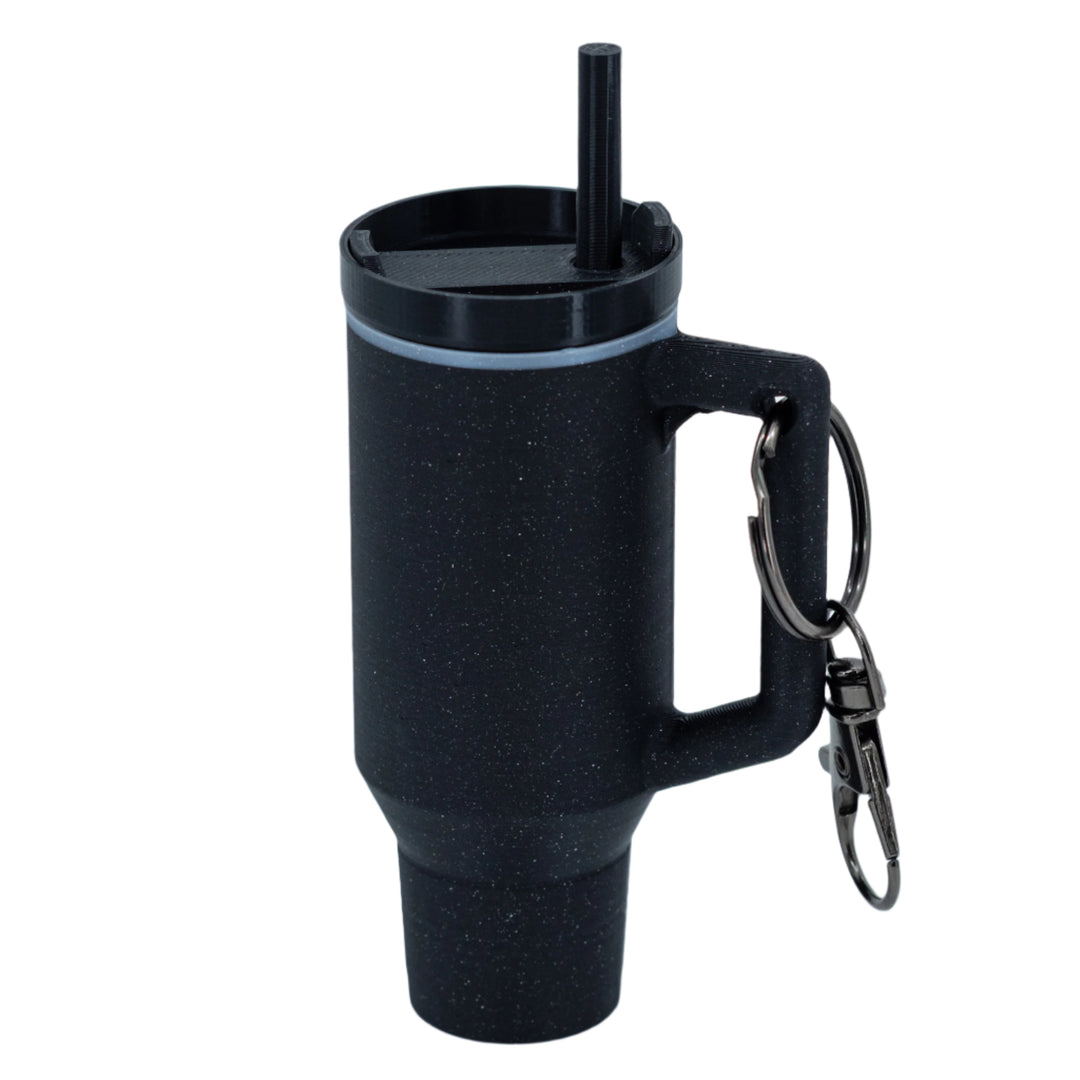 3D Printed Mini Tumbler Cup Key Chain & Chapstick Pouch | Multiple Colors | Black Sheep Productions LLC