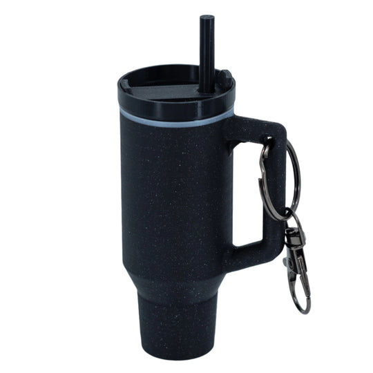 3D Printed Mini Tumbler Cup Key Chain & Chapstick Pouch | Multiple Colors | Black Sheep Productions LLC