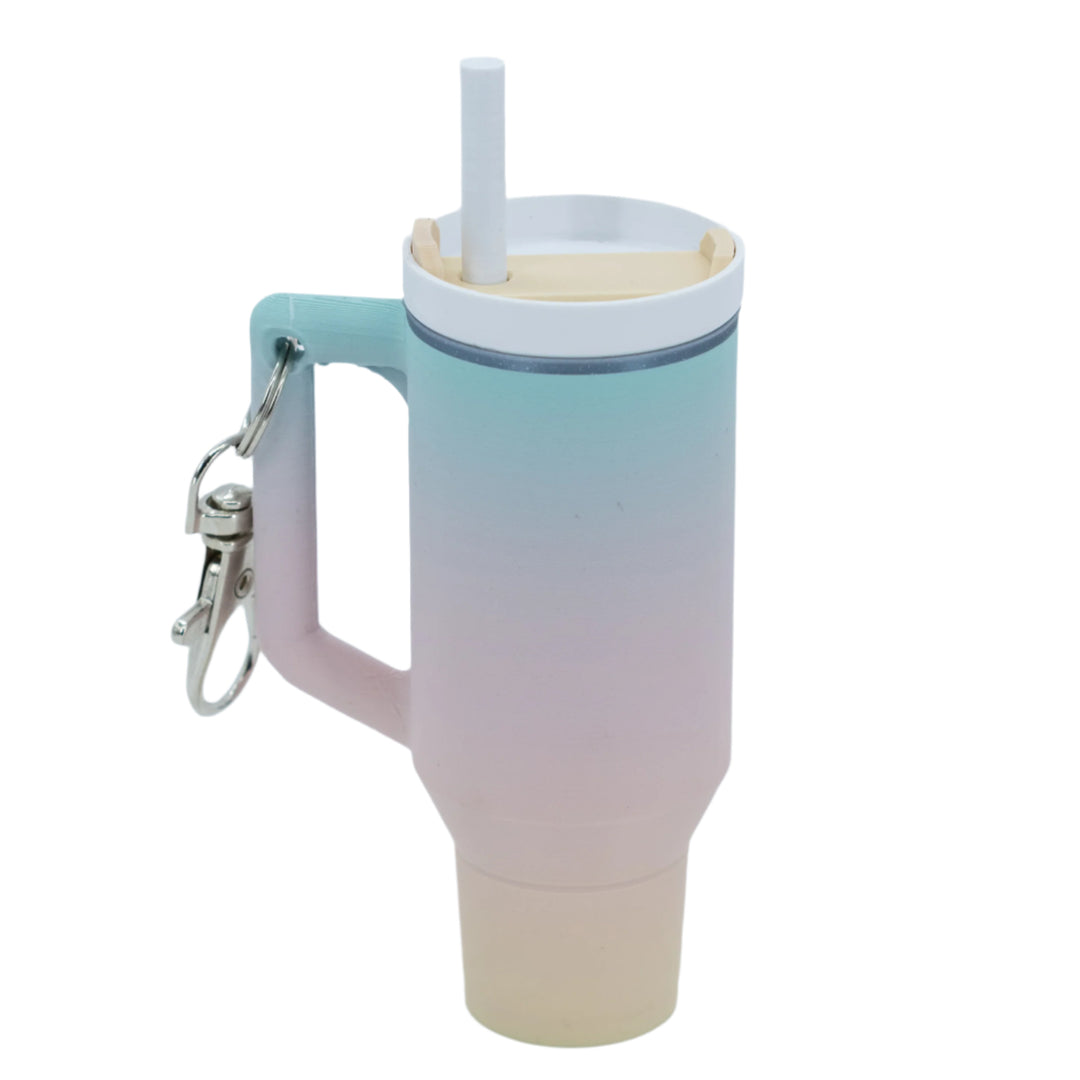 3D Printed Mini Tumbler Cup Key Chain & Chapstick Pouch | Multiple Colors | Black Sheep Productions LLC