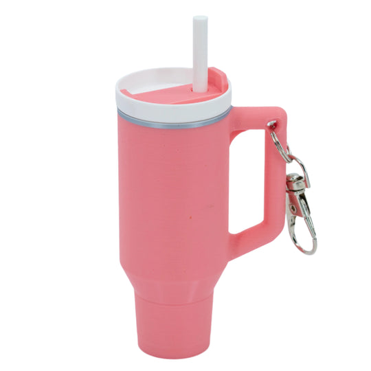 3D Printed Mini Tumbler Cup Key Chain & Chapstick Pouch | Multiple Colors | Black Sheep Productions LLC