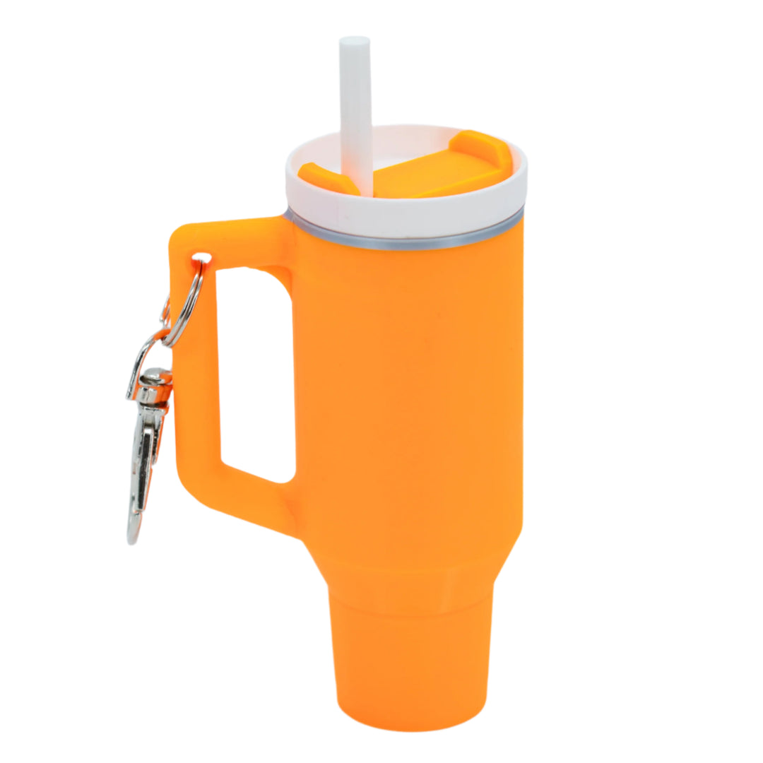 3D Printed Mini Tumbler Cup Key Chain & Chapstick Pouch | Multiple Colors | Black Sheep Productions LLC