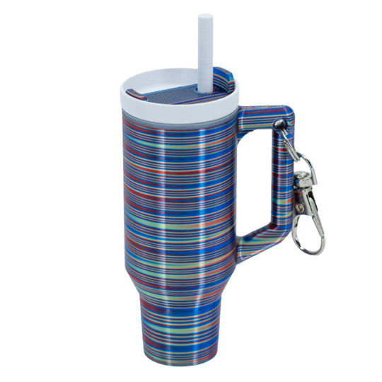 3D Printed Mini Tumbler Cup Key Chain & Chapstick Pouch | Multiple Colors | Black Sheep Productions LLC